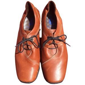 Wolky Rosa 1661 Lace Up Casual Walking Oxford Leather Shoes Woman's Size 10